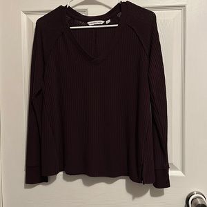 Burgundy Calvin Klein Jeans Top